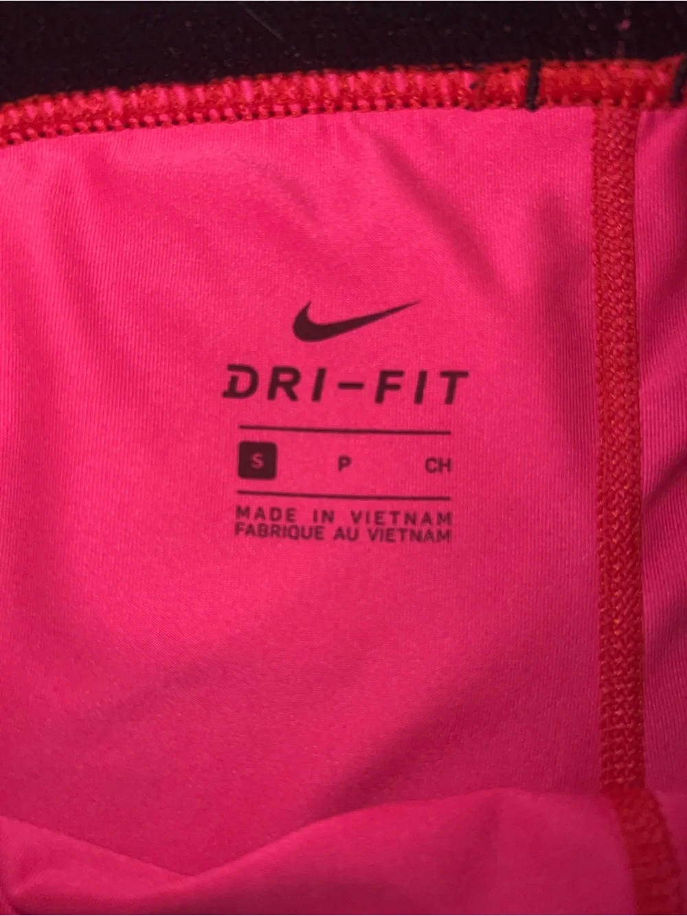 Nike Hot Pink and Black Girls' Training Shorts